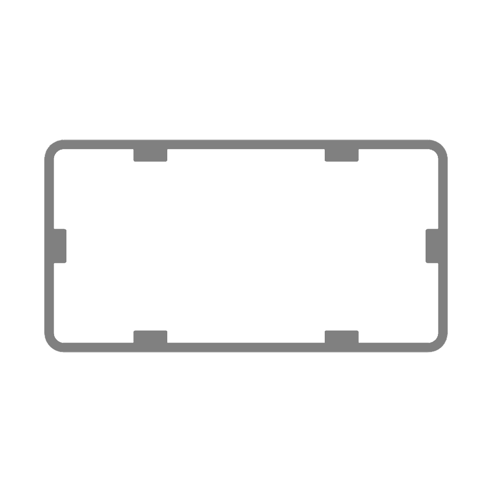10-9550-0 MODULAR SOLUTIONS 95MMX50MM PROFILE SLEEVE FOR 45MMX90MM PROFILE